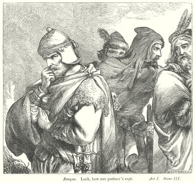 Macbeth (kaiverrus) tekijältä Henry Courtney (after) Selous