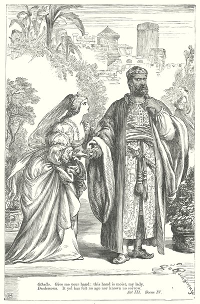 Othello (kaiverrus) tekijältä Henry Courtney (after) Selous