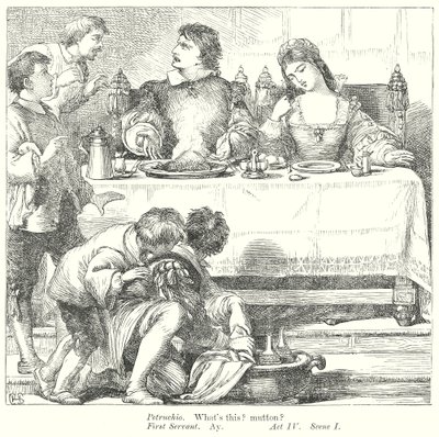 The Taming of the Shrew (kaiverrus) tekijältä Henry Courtney (after) Selous