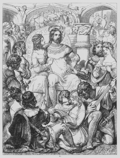 John Milton, L?Allegro tekijältä Henry Courtney after Selous