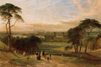 Lontoo alkaen Greenwich Hill tekijältä Henry Dawson