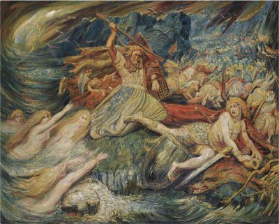 Siegfriedin kuolema, 1899 tekijältä Henry De Groux