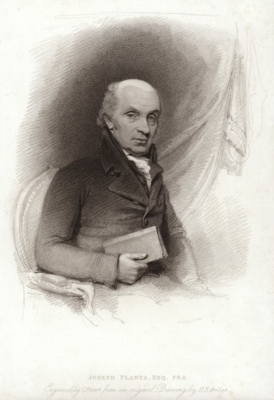 Joseph Planta tekijältä Henry Edridge