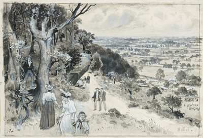 Alderley Edge, Piknik tekijältä Henry Edward Tidmarsh