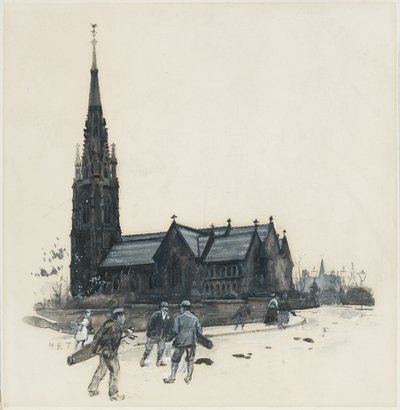 Broughton Parkin seurakunnan kappeli tekijältä Henry Edward Tidmarsh
