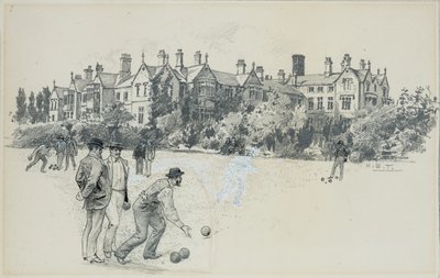 Cheadle Asylum Bowling Greenistä tekijältä Henry Edward Tidmarsh