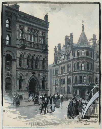 Memorial Hall, Albert Square tekijältä Henry Edward Tidmarsh