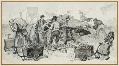 Koksin myynti kaasutehtaalla tekijältä Henry Edward Tidmarsh