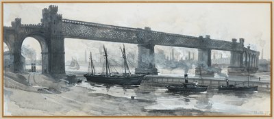 Laivakanava, Runcorn Bridge tekijältä Henry Edward Tidmarsh