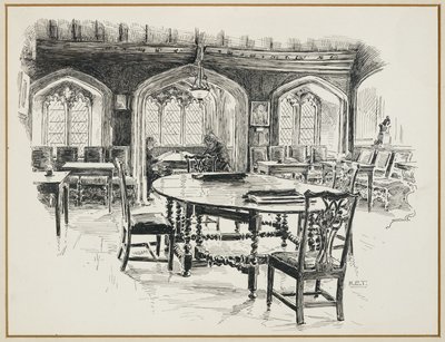 Lukuhuone, Chetham College tekijältä Henry Edward Tidmarsh