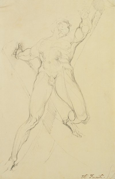 Haman, Michelangelon jälkeen, tekijältä Johann Heinrich Füssli