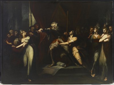 Lear karkotti Cordelian, n. 1784-1790 tekijältä Johann Heinrich Füssli