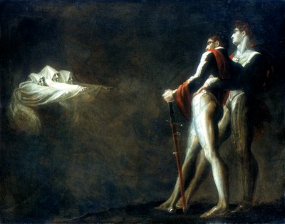 Kolme noitaa ilmestymässä Macbethille ja Banquolle, 1700-luvun loppu tekijältä Johann Heinrich Füssli
