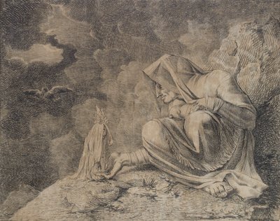 Noita ja mandrake, noin 1812 tekijältä Johann Heinrich Füssli