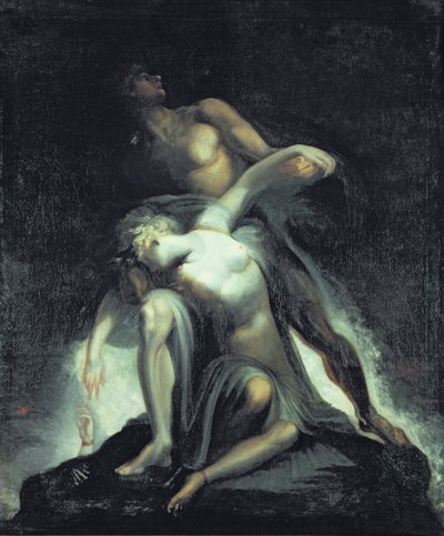 Vision of the Deluge, John Miltonin (1608-74) "Kadonnut paratiisi" tekijältä Johann Heinrich Füssli