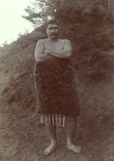 Maoritutkimus, noin 1910 (hopeagelatiinipaino) tekijältä Henry Gaze