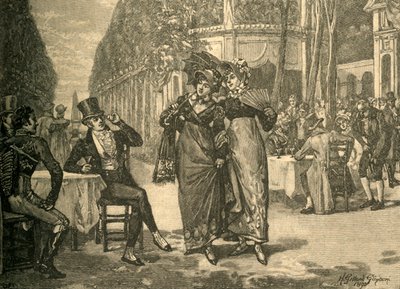 Regency-kauden kauniit ja kauniit kauniit, 1800-luvun alkuvuosi 1890. tekijältä Henry Gillard Glindoni