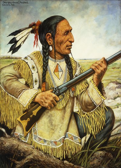 (Na-Pay-Shure) Red Hand, 1862 tekijältä Henry H. Cross