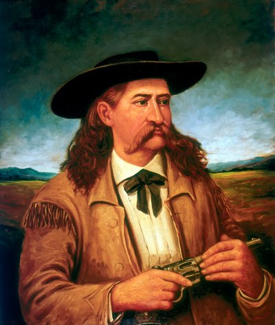 James Butler "Wild Bill" Hickock 1837-1876, yhdysvaltalainen partiolainen ja lakimies, 1874 tekijältä Henry H Cross