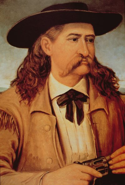 James Butler "Wild Bill" Hickok (1837-76) 1874 (öljy kankaalle) tekijältä Henry H. Cross