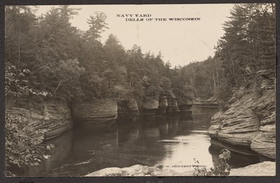 Wisconsinin laivaston telakka Dellsissä tekijältä Henry Hamilton Bennett