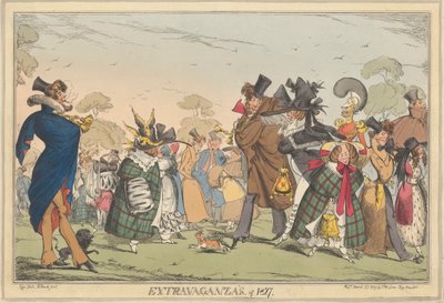 Extravaganza vuodelta 1827 tekijältä Henry Heath
