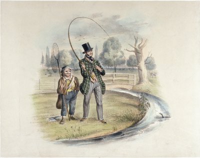 Ahvenen kalastus, Teddington, kuuden kuvan sarjasta 