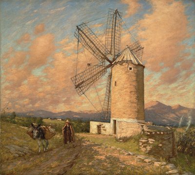espanjalainen mylly, tekijältä Henry Herbert La Thangue