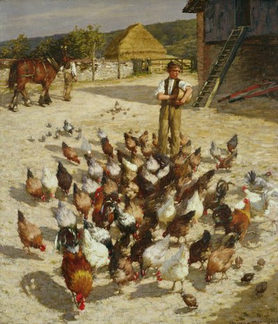Sussexin maatila tekijältä Henry Herbert La Thangue