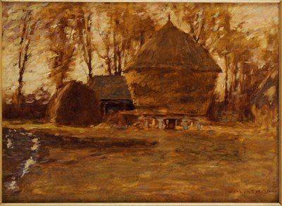 Sussex Hayricks, 1917 tekijältä Henry Herbert La Thangue