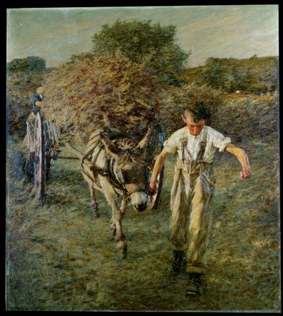 Haywain, n. 1889 tekijältä Henry Herbert La Thangue