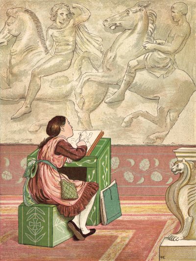 Klassiset ihmiset (väri litho) tekijältä Henry Hetherington Emmerson