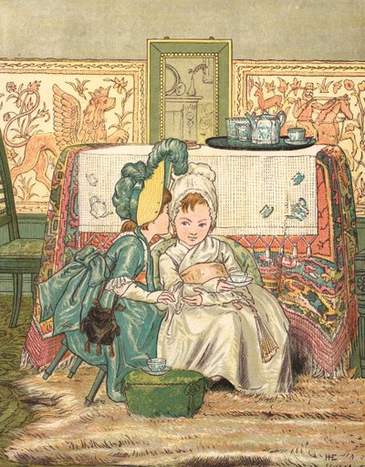 Luottamukselliset ihmiset (väri litho) tekijältä Henry Hetherington Emmerson