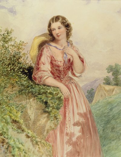 Maalaistyttö, 1800-luku tekijältä Henry Hobson
