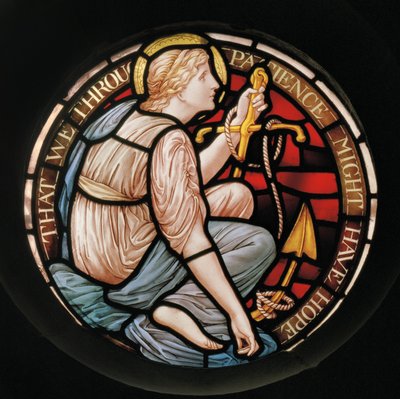 Hope, 1888 (lasimaalauksia) tekijältä Henry Holiday