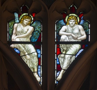 Westminster, St Margaret, James Powell & Sons, Henry Holiday, Tracery Angels, 1883. tekijältä Henry Holiday