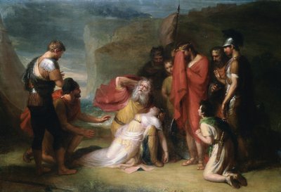 Lear ja Cordelia, noin 1820 tekijältä Henry Howard