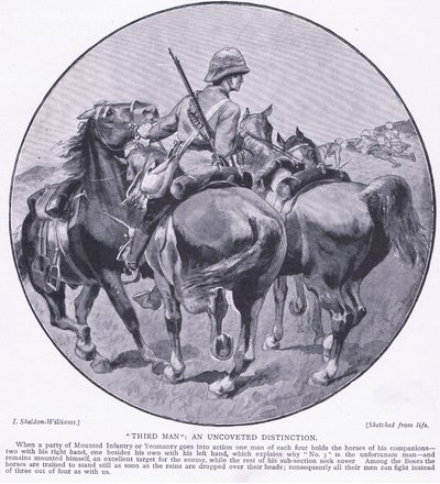 Kolmas mies, joka ei ole saanut palkintoa, teoksesta After Pretoria: The Guerilla War, jonka on julkaissut Harmsworth Bros Limited, 1901. tekijältä Henry Inglis Jodrel Sheldon Williams