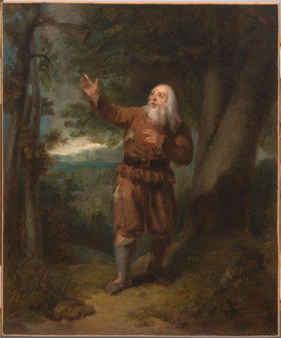 Mr. Hackett, Rip Van Winklen hahmossa, c. 1832. tekijältä Henry Inman