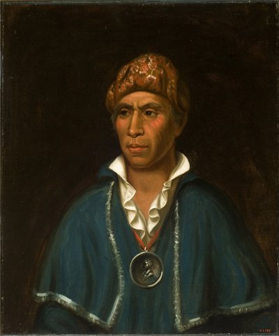Qua-Ta-Wa-Pea (Shawnee), 1832?33 tekijältä Henry Inman