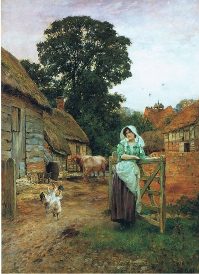 Maatilan portilla tekijältä Henry John Yeend King