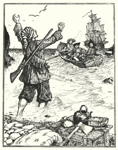 Alexander Selkirk (litho) tekijältä Henry Justice Ford