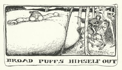 Leveä puhaltaa itsensä ulos (kaiverrus) tekijältä Henry Justice Ford