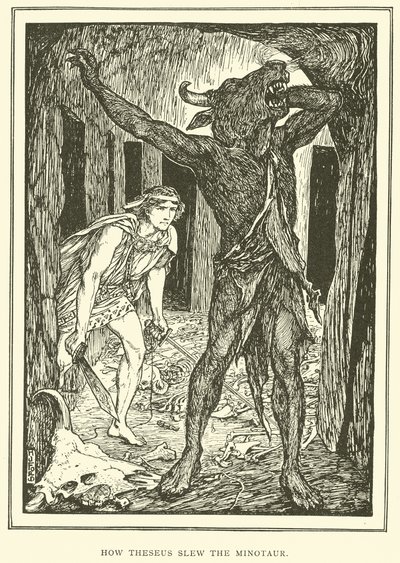 Kuinka Theseus surmasi Minotauroksen tekijältä Henry Justice Ford