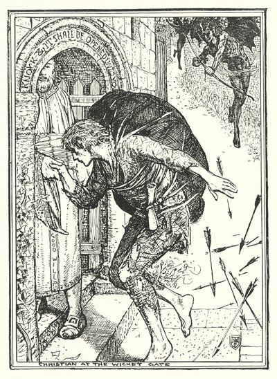 Kuvitus John Bunyanin teokseen The Pilgrim
