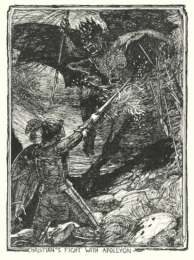 Kuvitus John Bunyanin teokseen The Pilgrim