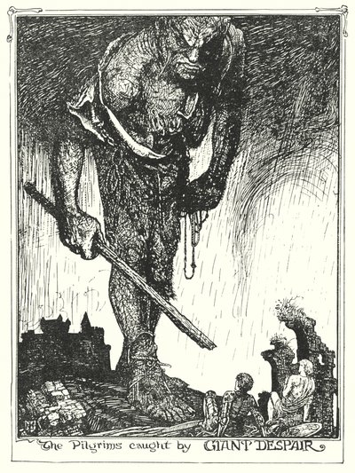 Kuvitus John Bunyanin teokseen The Pilgrim