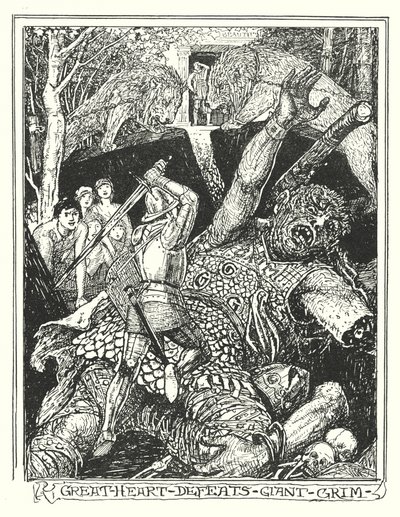 Kuvitus John Bunyanin teokseen The Pilgrim