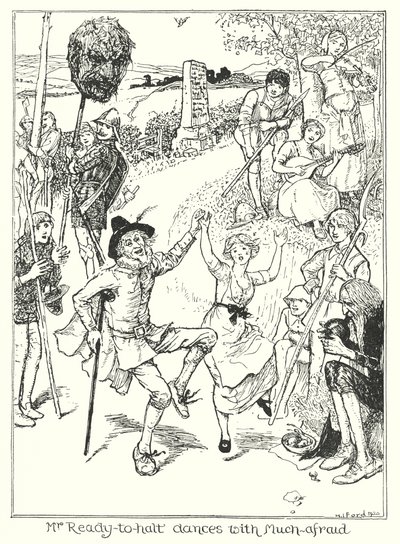 Kuvitus John Bunyanin teokseen The Pilgrim