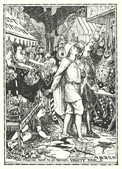 Kuvitus John Bunyanin teokseen The Pilgrim
